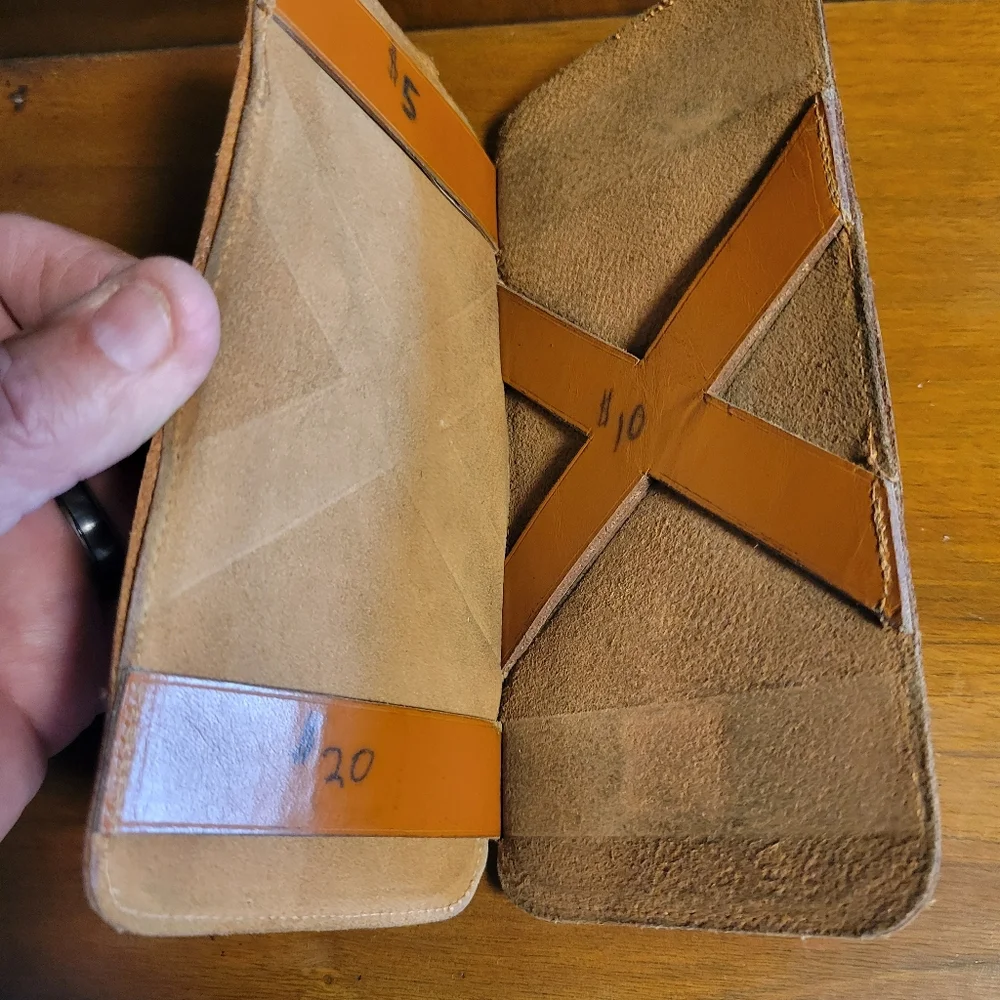 Handcrafted Leather Bill Holder